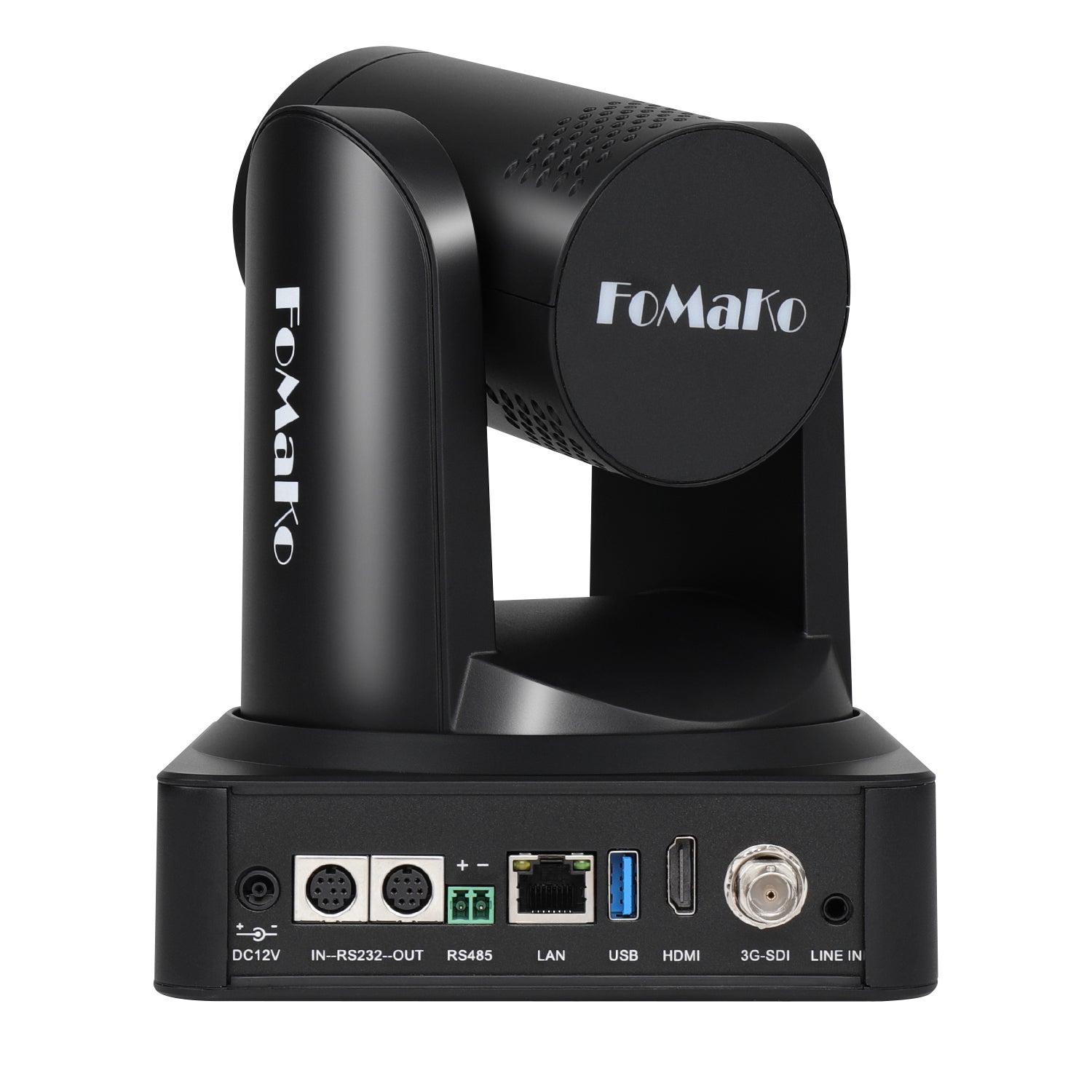 FoMaKo 4K NDI PTZ Camera, Support NDI HX3 4K 60fps Video Output, 20x Optical Zoom, AI Auto-Tracking Gen 3, 3G-SDI LAN USB PoE, for Church Worship Live Services Live Studio(NDI 6 and NDI | HX3) K800N