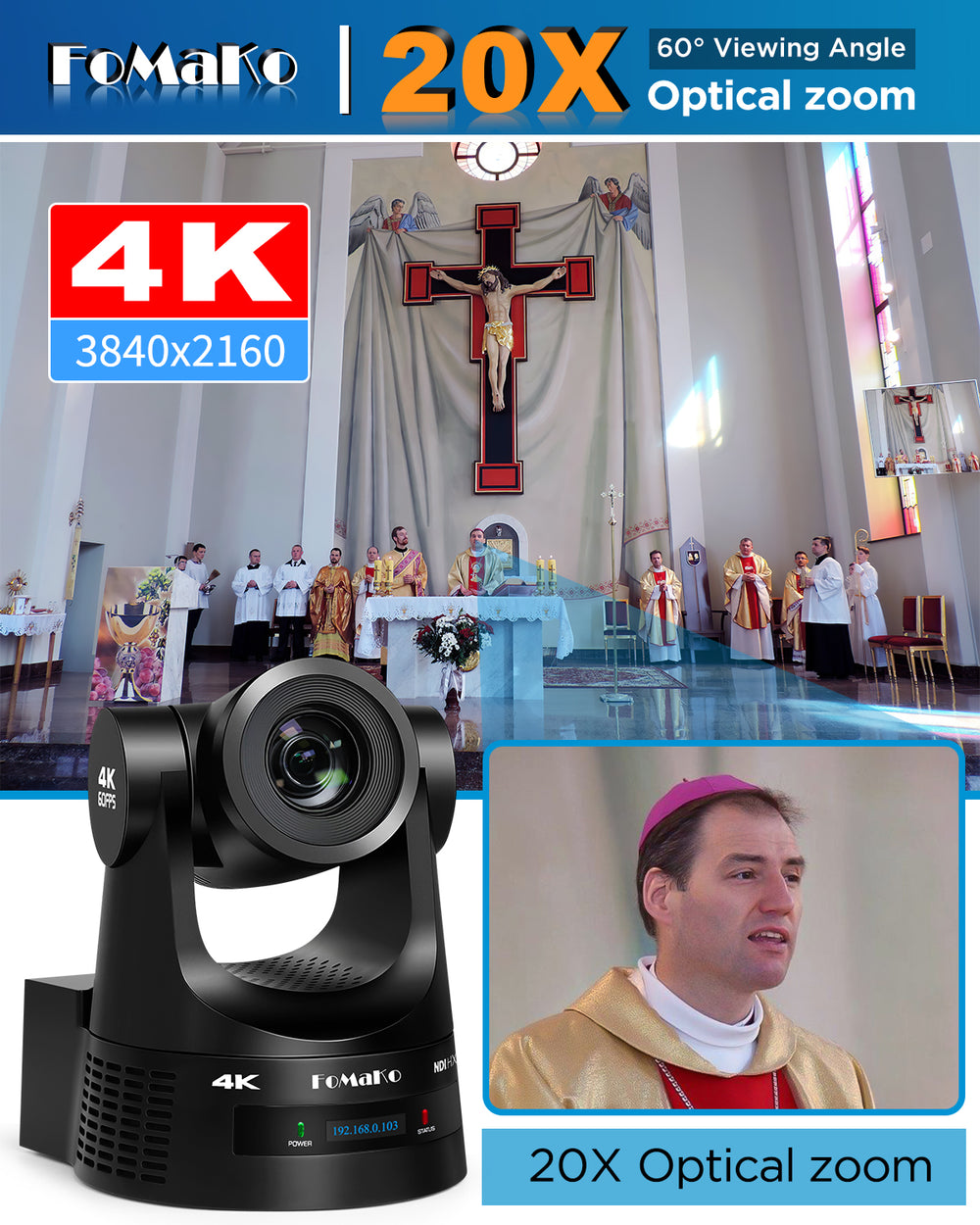 FoMaKo - PTZ Camera and Live Streaming Devices Professional Supplier