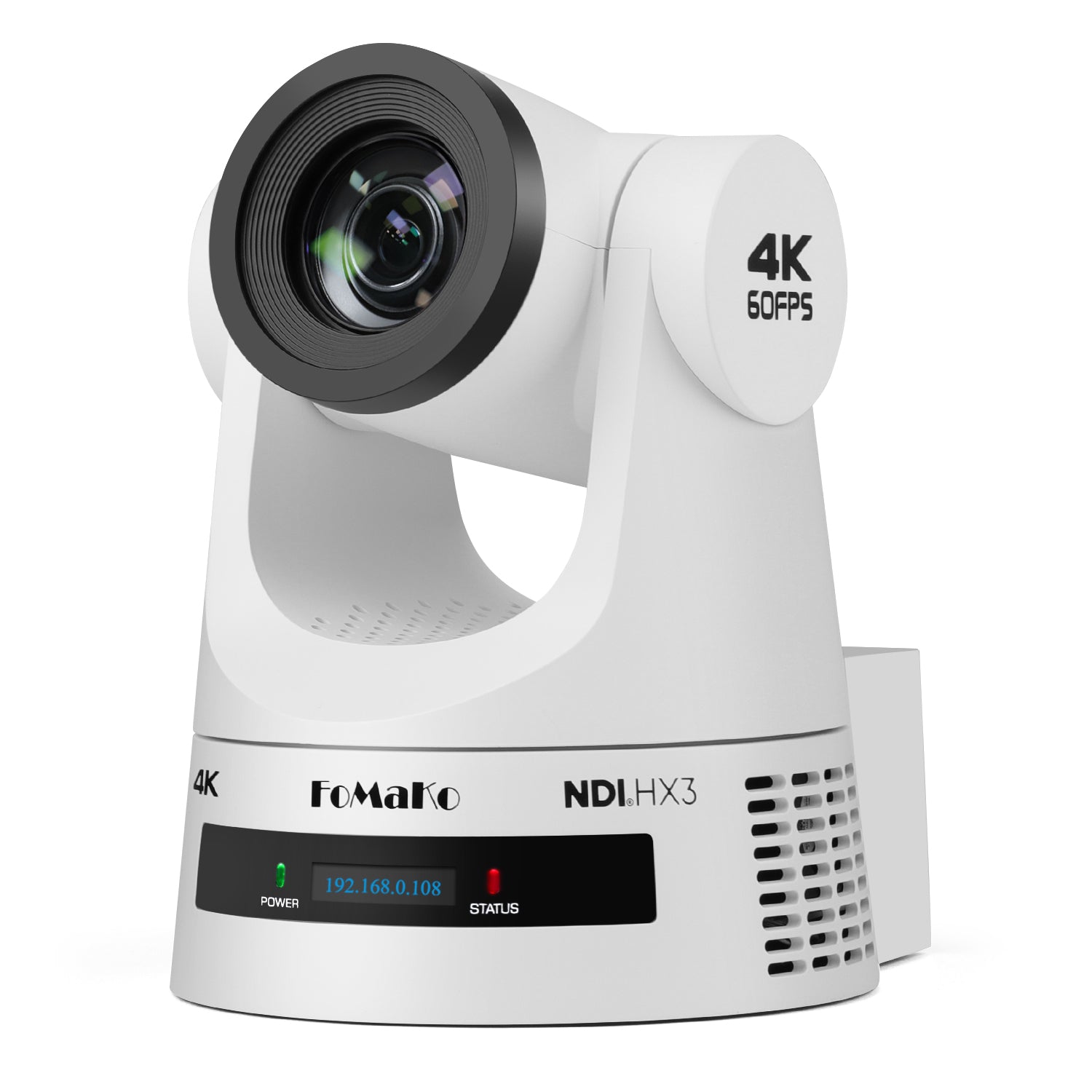 FoMaKo K600NW 4K 60fps NDI PTZ Camera, NDI|HX3 4K 60fps Output,20X